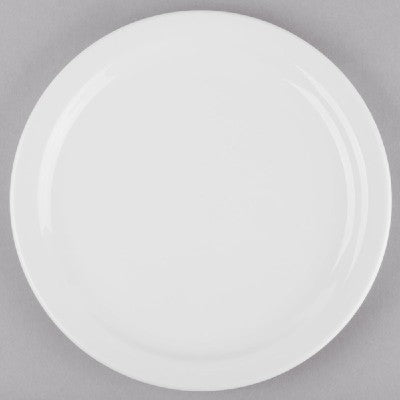 World Tableware Narrow Rim Plate Bright White 9" - 24/Case