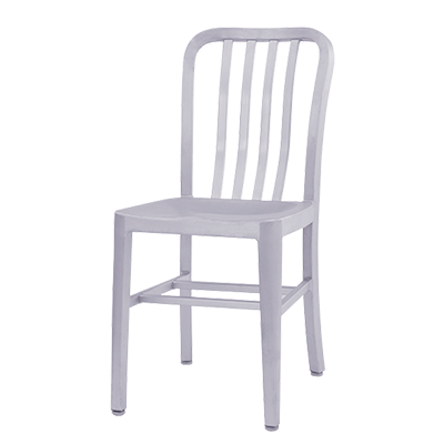 superior-equipment-supply - Oak Street Mfg - Oak Street Navy Series Dining Chair Aluminum Seat And Frame
