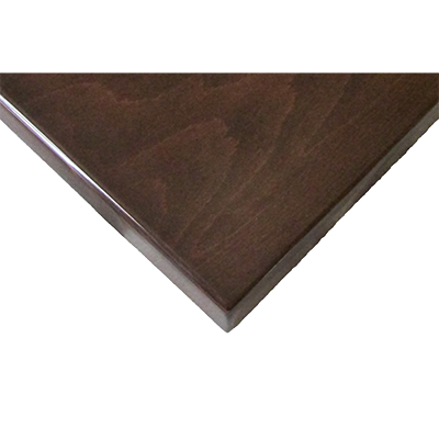 superior-equipment-supply - Oak Street Mfg - Oak Street Square Table Top  24" X 24" 1-1/2" Thick UV Coated Walnut Finish