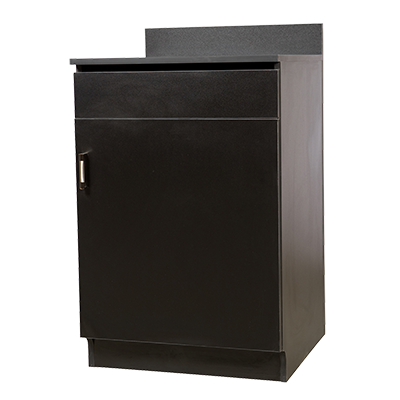 superior-equipment-supply - Oak Street Mfg - Oak Street Mfg. Waitress Station Cabinet 24"W x 24-1/4"D x 39-1/4"H With One Drawer, One Door, & One Adjustable Shelf
