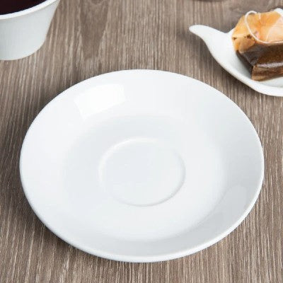 World Tableware Saucer Bright White Stoneware 5.75" AC-2