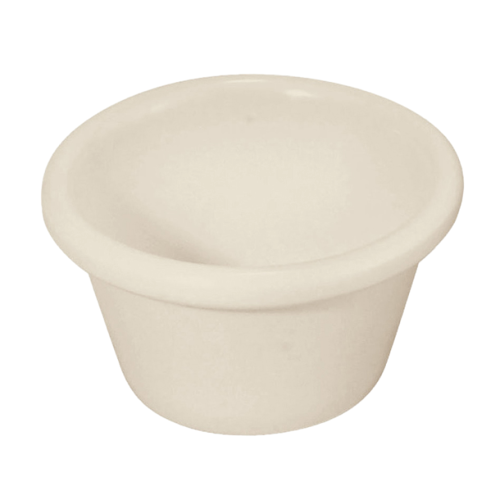 Ramekin Plain 3 oz. White Melamine - One Dozen