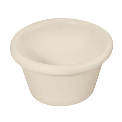 Ramekin Plain 3 oz. White Melamine - One Dozen