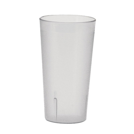 Tumbler Pebbled 12 oz. Amber Plastic - One Dozen