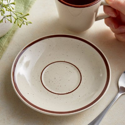 World Tableware Saucer Desert Sand Stoneware 6''