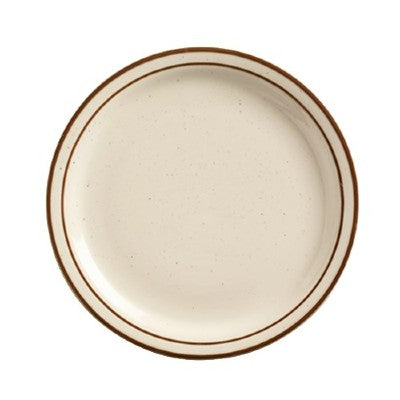 World Tableware Narrow Rim Plate Desert Sand Stoneware 7.25"