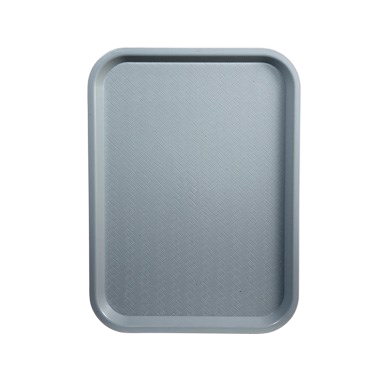 Fast Food Tray BPA Free Polypropylene 12" x 16" Gray