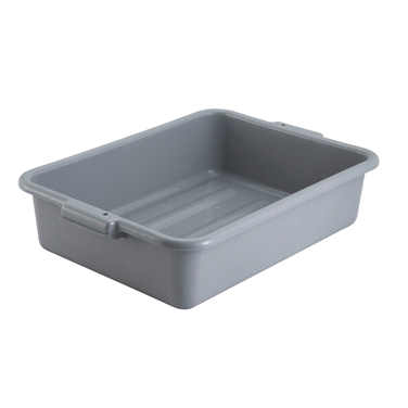 Dish Box White Polypropylene 20-1/4" x 15-1/2" x 5"