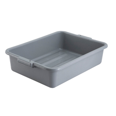 Dish Box Black Polypropylene 20-1/4" x 15-1/2" x 5"