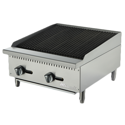 superior-equipment-supply - Migali - Migali 24"W Natural Gas Countertop Charbroiler