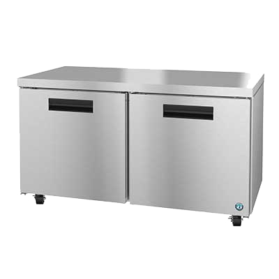 superior-equipment-supply - Hoshizaki - Hoshizaki Stainless Steel 60" Wide Two Section Undercounter Freezer With Two Shelves