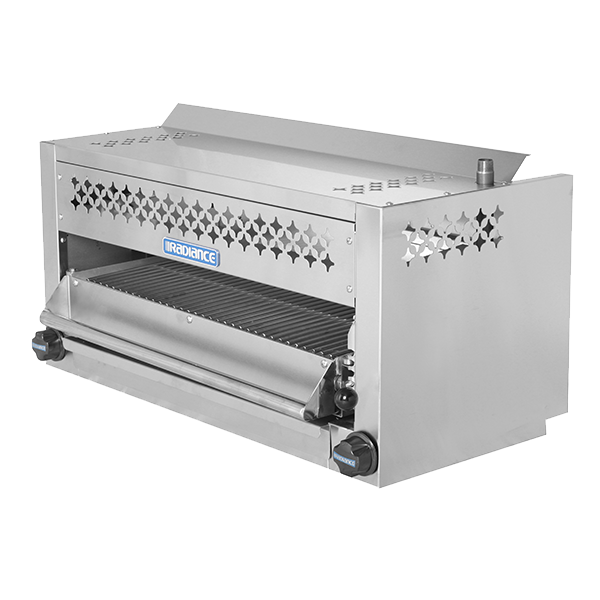 superior-equipment-supply - Turbo Air - Turbo Air 36" Wide Stainless Steel Countertop/Wall Mount Gas Salamander