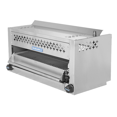 superior-equipment-supply - Turbo Air - Turbo Air 36" Wide Stainless Steel Countertop/Wall Mount Gas Salamander