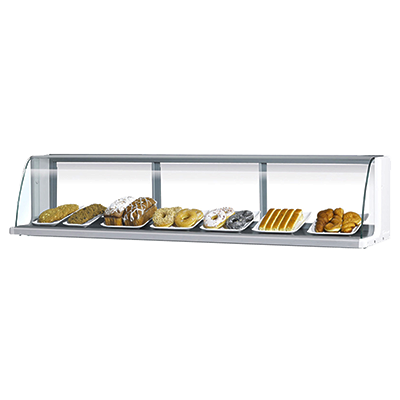 superior-equipment-supply - Turbo Air - Turbo Air 38" Wide White Stainless Steel Low Top Display Merchandiser