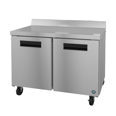 superior-equipment-supply - Hoshizaki - Hoshizaki 48" Wide Stainless Steel Two Section Reach-In Worktop Refrigerator With Two Shelves