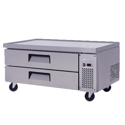 superior-equipment-supply - Migali - Migali One-Section 48.4"W Two Drawer Refrigerated Equipment Stand