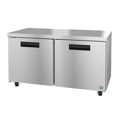 superior-equipment-supply - Hoshizaki - Hoshizaki 60" Wide Stainless Steel Two Section Reach-In Undercounter Freezer