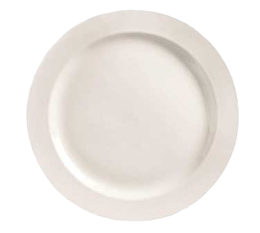 superior-equipment-supply - World Tableware Inc - World Tableware Medium Rim Plate Porcelain Bright White 8" Diameter - 24/Case