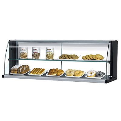 superior-equipment-supply - Turbo Air - Turbo Air 50.75" Wide White Stainless Steel High Top Display Merchandiser