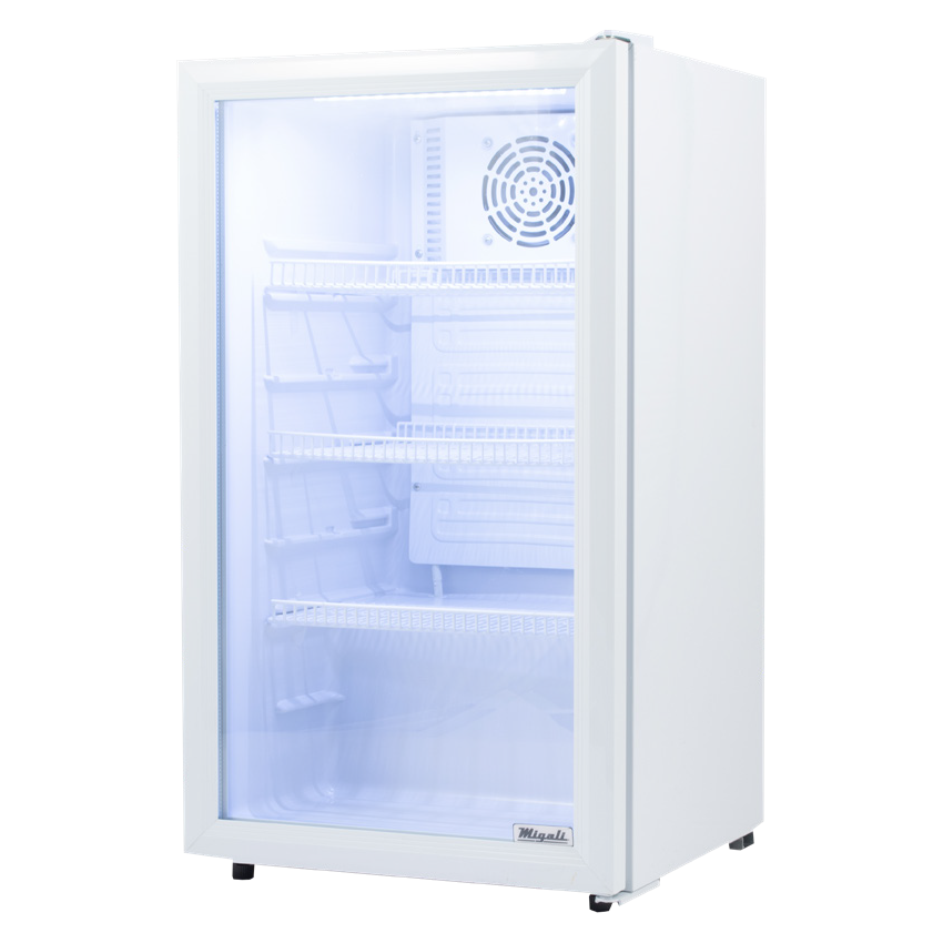 superior-equipment-supply - Migali - Migali 18.9"W Stainless Steel Refrigerated One-Section Countertop Merchandiser