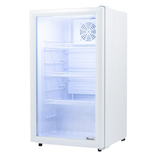 superior-equipment-supply - Migali - Migali 18.9"W Stainless Steel Refrigerated One-Section Countertop Merchandiser