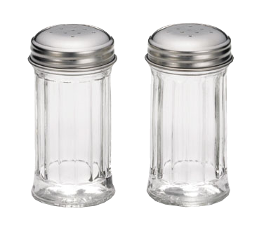 superior-equipment-supply - Tablecraft Products Co - Tablecraft Fluted Glass Salt/Pepper 2 oz. Shaker