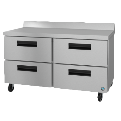 superior-equipment-supply - Hoshizaki - Hoshizaki Stainless Steel Two Section Four Drawer 60" Worktop Refrigerator