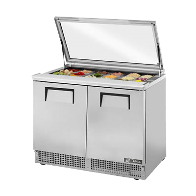 superior-equipment-supply - True Food Service Equipment - True Stainless Steel Two Section Sandwich/Salad Unit 48"W