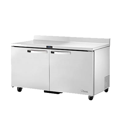 superior-equipment-supply - True Food Service Equipment - True Spec Series Stainless Steel Two Section Work Top Freezer 60"W