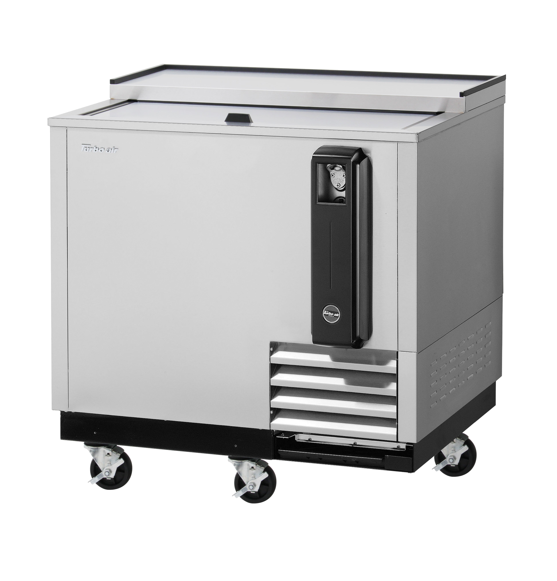 superior-equipment-supply - Turbo Air - Turbo Air Stainless Steel Super Deluxe 36" Bottle Cooler