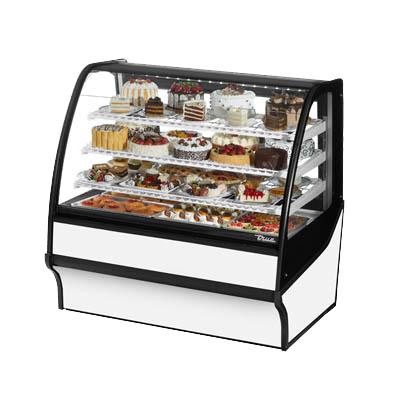 superior-equipment-supply - True Food Service Equipment - True White Powder Coated 48"W Refrigerated Display Merchandiser With PVC Coated Wire Shelving