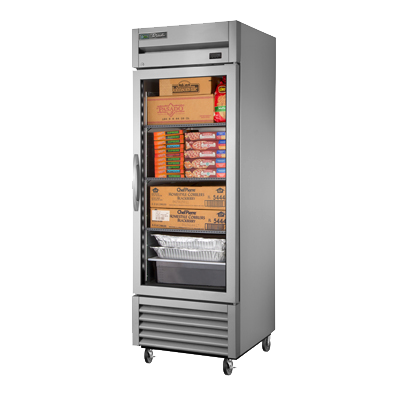 superior-equipment-supply - True Food Service Equipment - True Stainless Steel One Section One Glass Door Reach-In Freezer