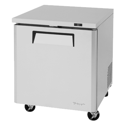 superior-equipment-supply - Turbo Air - Turbo Air 27.5" Wide Stainless Steel One-Section Undercounter Refrigerator