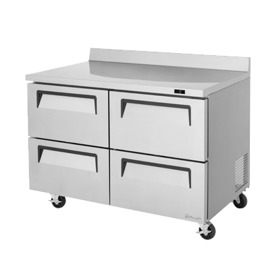 superior-equipment-supply - Turbo Air - Turbo Air Stainless Steel 48.25" Wide Super Deluxe Worktop Freezer