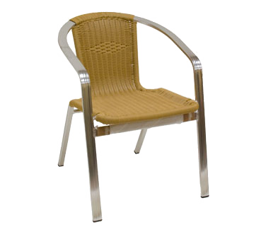 superior-equipment-supply - American Tables and seating - Indoor Natural Finish Bamboo Arm Chair