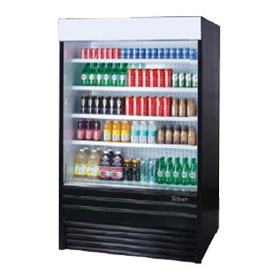 superior-equipment-supply - Turbo Air - Turbo Air 24.1 Cubic Feet Black Vertical Merchandiser