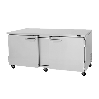 superior-equipment-supply - Turbo Air - Turbo Air 72.6" Wide Stainless Steel Two-Section Undercounter Refrigerator
