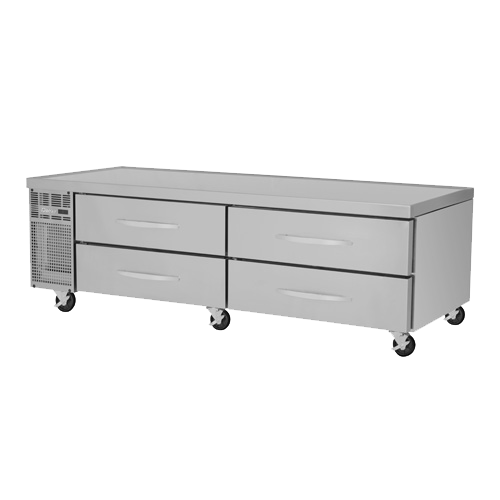 superior-equipment-supply - Turbo Air - Turbo Air Stainless Steel Two Section Freezer Chef Base