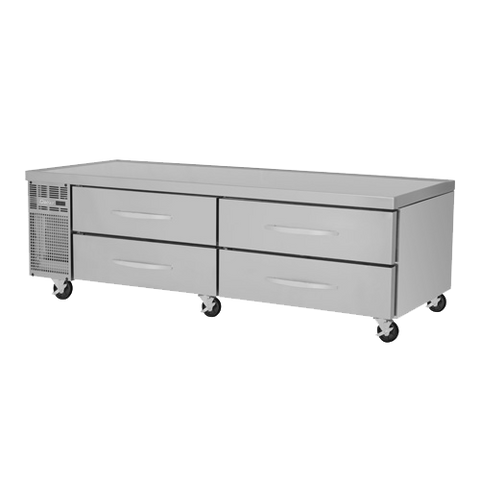 superior-equipment-supply - Turbo Air - Turbo Air Stainless Steel Two Section Freezer Chef Base