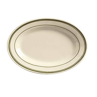 superior-equipment-supply - World Tableware Inc - World Tableware Viceroy Oval Platter Cream White Stoneware 12-1/2" x 8-3/4" - 36/Case