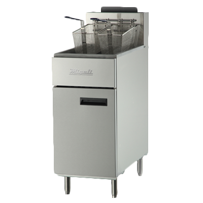 superior-equipment-supply - Migali - Migali Stainless Steel 50 lb. Capacity Liquid Propane Fryer