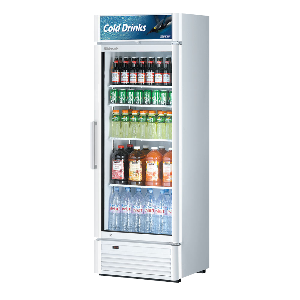 superior-equipment-supply - Turbo Air - Turbo Air Stainless Steel 26.4" Wide One-Section Refrigerated Merchandiser