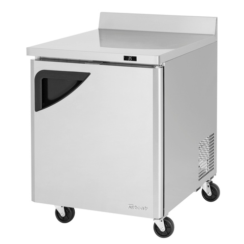 superior-equipment-supply - Turbo Air - Turbp Air 27.5" Wide Stainless Steel One-Section Worktop Refrigerator