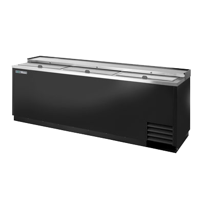 superior-equipment-supply - True Food Service Equipment - True Black Powder Coated Exterior Bottle Cooler 95"W