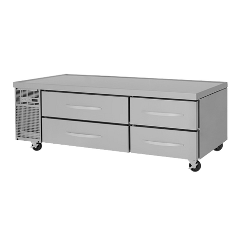 superior-equipment-supply - Turbo Air - Turbo Air Stainless Steel Two Section 72" Wide Refrigerated Chef Base