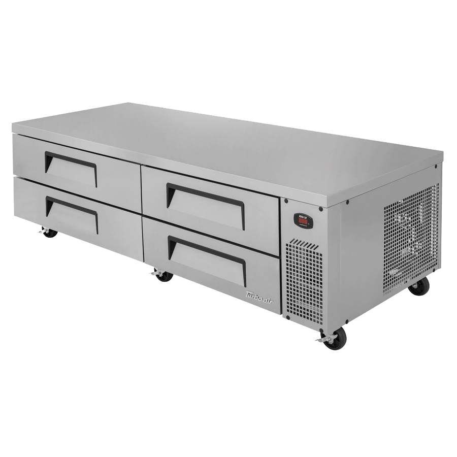 superior-equipment-supply - Turbo Air - Turbo Air Stainless Steel 83.6" Wide Deluxe Refrigerated Equipment Stand