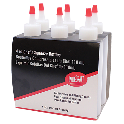 superior-equipment-supply - Tablecraft Products Co - Tablecraft Cash & Carry Chef Cone Tip Squeeze Bottle 4 oz.