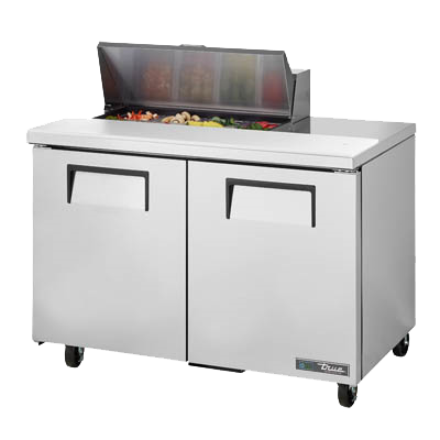 superior-equipment-supply - True Food Service Equipment - True Stainless Steel Two Section 48"W Sandwich/Salad Unit