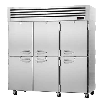 superior-equipment-supply - Turbo Air - Turbo Air 77.75" Wide Three-Section Stainless Steel Pass-Thru Heated Cabinet