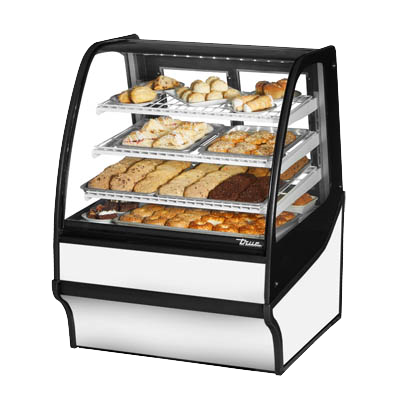 superior-equipment-supply - True Food Service Equipment - True Stainless Steel Three Shelf Non-Refrigerated Display Merchandiser